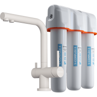 Комплект смеситель+фильтр Omoikiri Nagano-PA-P + Pure drop Lite