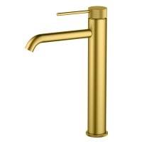 Смеситель для раковины-чаши Timo Saona 2411/20F золото шлифованное