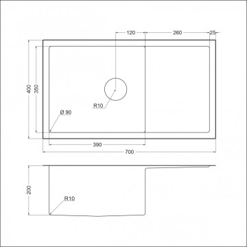 Мойка EMAR EMB-124 EMB-124 PVD Nano Satine