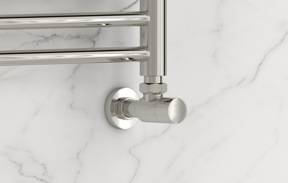 Вентиль угловой под шестигранник (G 1/2" НР х G 1/2" НР)