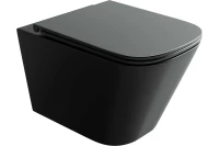 Подвесной унитаз Union безободковый, смыв торнадо CN4009TMB