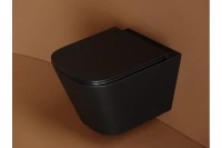 Подвесной унитаз Union безободковый, смыв торнадо CN4009TMB