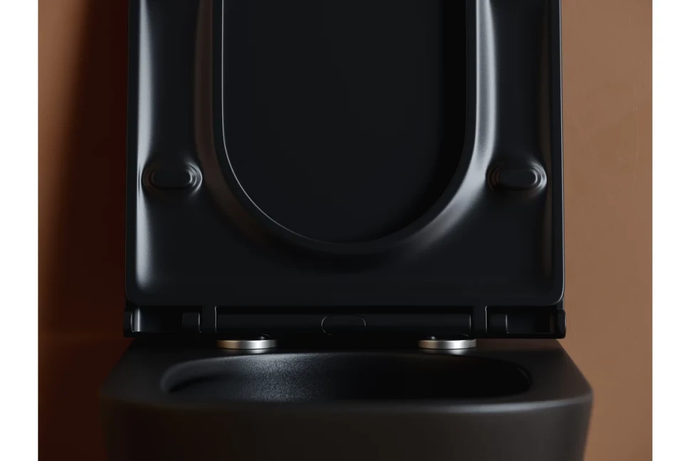 Подвесной унитаз Union безободковый, смыв торнадо CN4009TMB