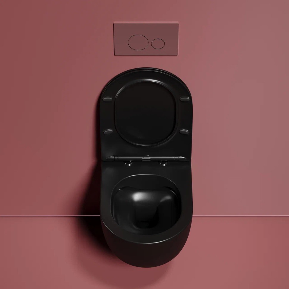 Подвесной унитаз Modena Rimless CN6063MB