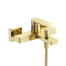 Смеситель для ванны и душа SANCOS Studio, брашированное золото, PVD покрытие, арт. SC9018BG