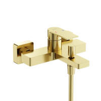 Смеситель для ванны и душа SANCOS Studio, брашированное золото, PVD покрытие, арт. SC9018BG