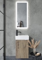 Зеркало для ванной комнаты SANCOS Polo 350х800 с подсветкой, арт. PL35