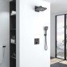 Душевой комплект Inspire VSFW-421I4GM встраиваемый, двухрежимный, вороненая сталь