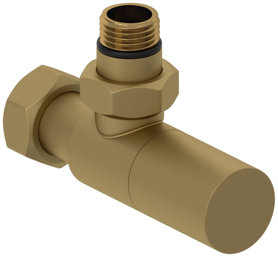 Вентиль угловой цилиндр (G 1/2" НР х G 3/4" НГ)