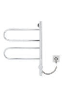 Полотенцесушитель электрический Vincea VTD-1R1CE 44x60, хром, таймер