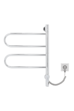 Полотенцесушитель электрический Vincea VTD-1R1CE 44x60, хром, таймер