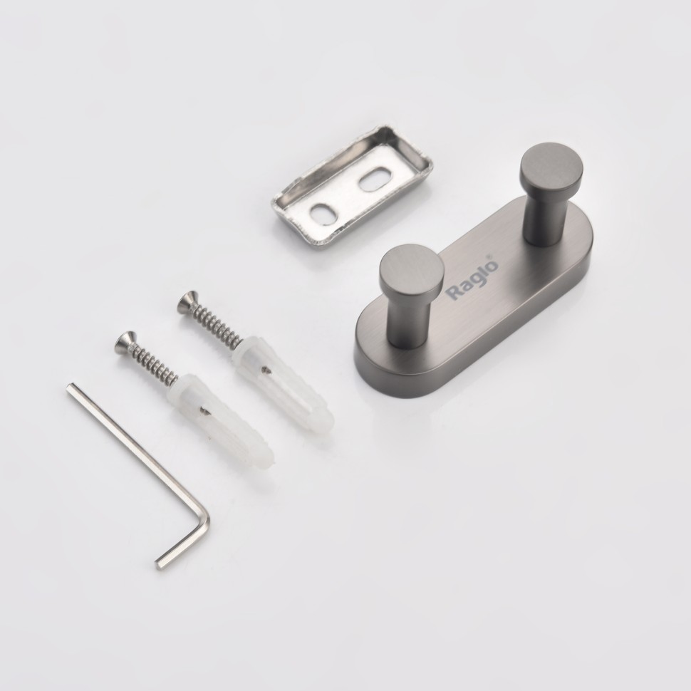 Крючок двойной Raglo графит