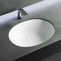 Раковина Gid Yj839 71154 встаиваемая снизу белая 56x42x19