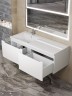 Тумба под раковину Uperwood Tanos 120 см, левая, белая