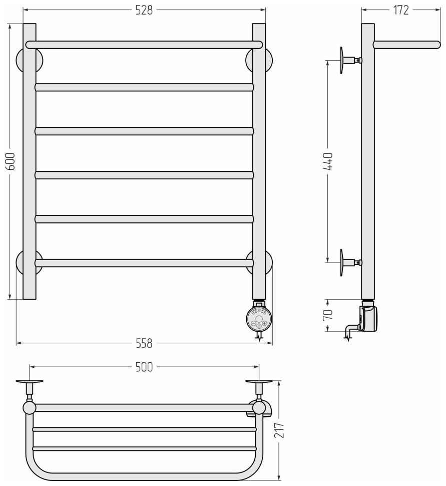 Формат 20 ТП 600х500 (Полка + 5) П16