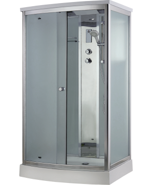 Timo Comfort T-8815 Fabric Glass душевая кабина 120*90*220+турецкая баня хамам+стульчик прозрачный