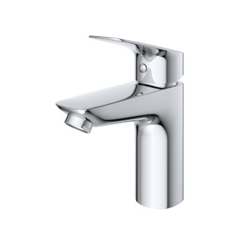 Смеситель для раковины без донного клапана BelBagno DUE-LVM-CRM-W0