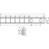 Смеситель для душа Hansgrohe RainSelect хром, белый (15384700)