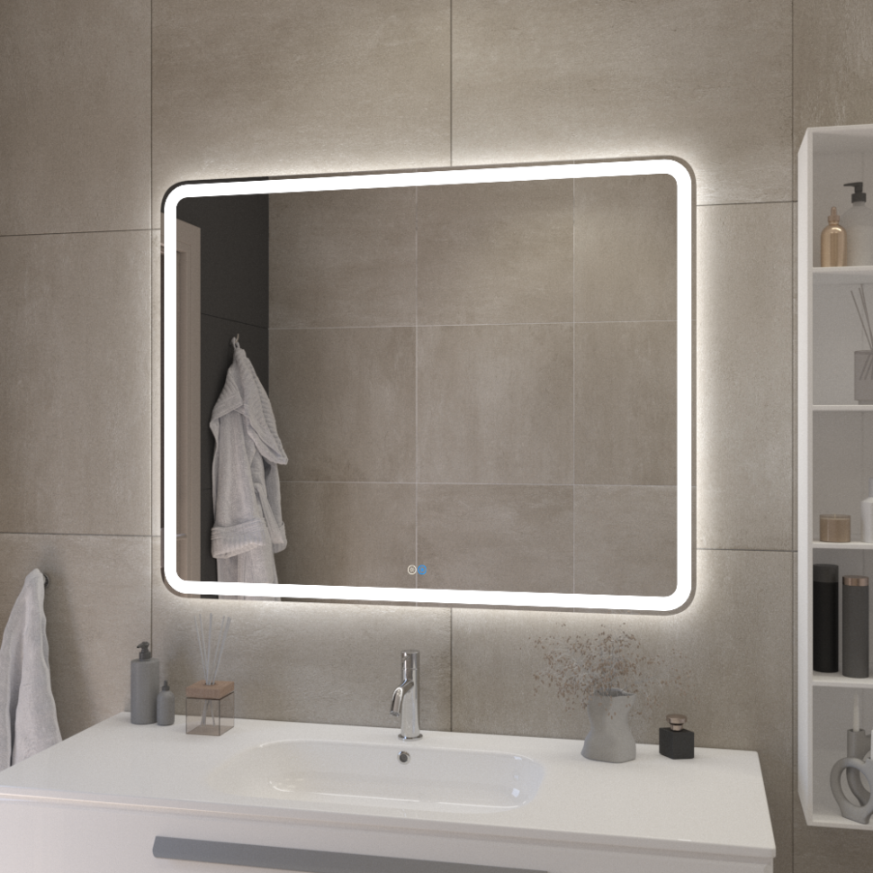 Зеркало с функцией памяти CEZARES CZR-SPC-MC-1000-800-RGB-TCH