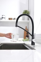 Смеситель для кухни SIEGEN, черный металлик, Si213111-418(BLM), Paulmark