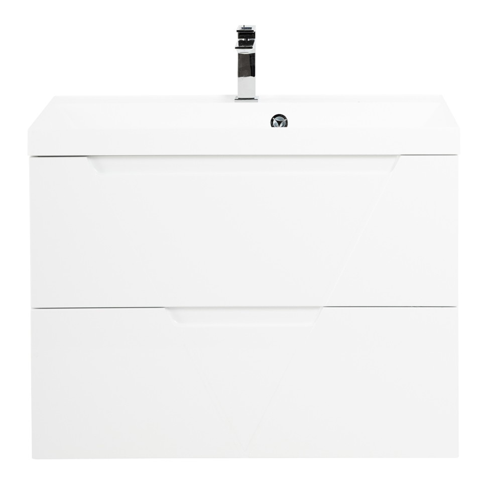 База под раковину подвесная BelBagno VITTORIA-900-2C-SO-BL-P Bianco Lucido