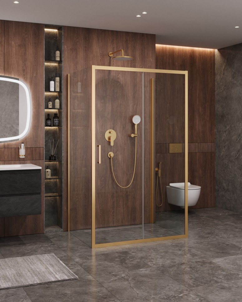 Душевой уголок CEZARES MOLVENO-AH-12-160/90-C-BORO-IV