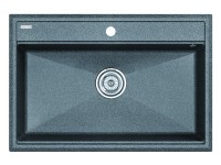 Мойка STEPIA 80, IT-GRANIT, PM117551-DG, графит, 750х510, Paulmark