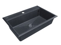 Мойка STEPIA 80, IT-GRANIT, PM117551-DG, графит, 750х510, Paulmark