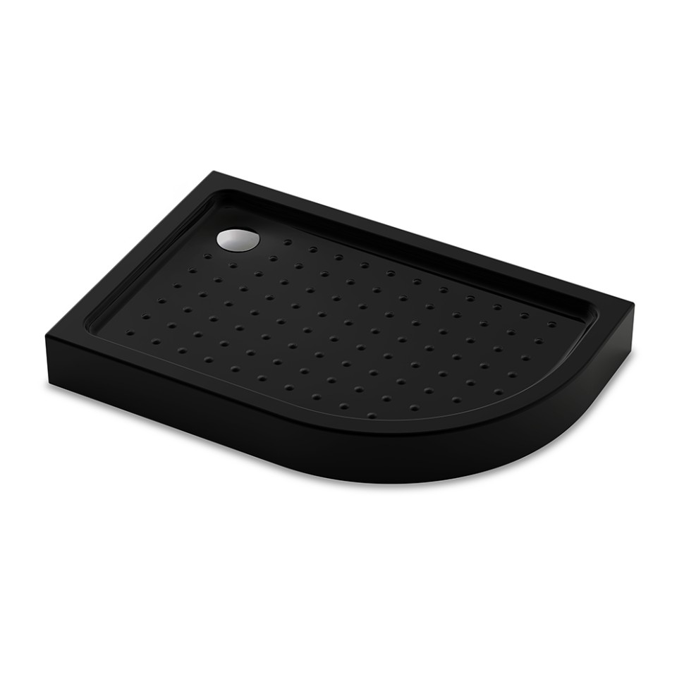 Душевой поддон Veconi Tezeo acrylic TZ-55LB, 1000x900x150, акрил, черный