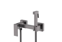 Смеситель Splenka настенный с гигиеническим душем S98.51.07 Серый