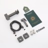 Смеситель Splenka настенный с гигиеническим душем S98.51.07 Серый