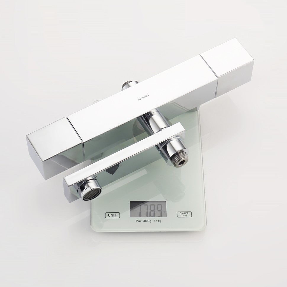 Душевая система Splenka с термостатом для ванны S224.26 Хром