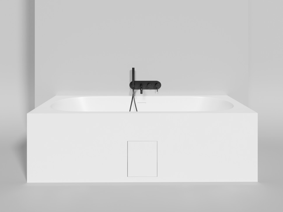 Ванна встраиваемая ORNELLA AXIS KIT 190x90 покраска по RAL полностью S-Sense Матовое