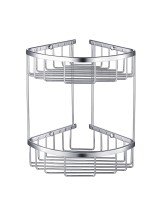 Полка угловая двойная Timo Nelson 150082/00 хром