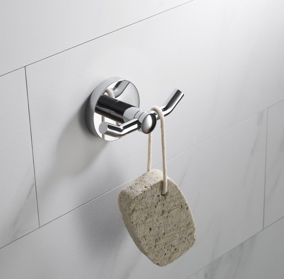 Крючок двойной Timo Saona 13012/00 хром