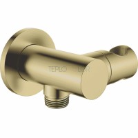 Кронштеин для подключения шланга, круглые, с держателем для лейки