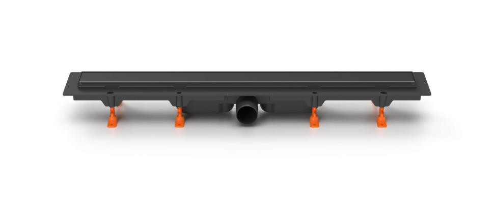 Душевой желоб MILLEAU Multi*2 в 1 M750MB с комбинированным затвором и чёрной двухсторонней решеткой