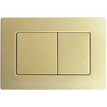 Кнопка смыва Veconi FLUSH V9, золото брашинг
