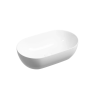 Раковина CERAMICANOVA Twist накладная овальной формы 500x300x140 белый CN12001