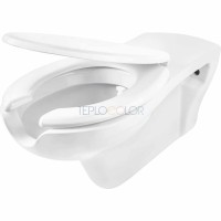 Унитаз, с крышкой, для людей с ограниченной подвижностью