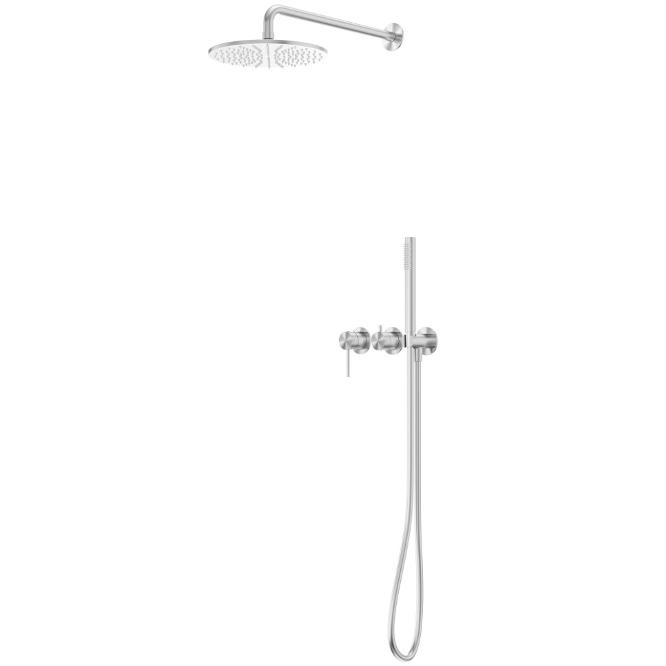 Душевая система ABBER Wasser Kreis 316 AF8118BST скрытого монтажа без излива, брашированная сталь