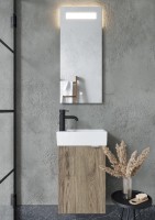 Зеркало для ванной комнаты SANCOS Solo 350х800 с подсветкой, арт. SL35