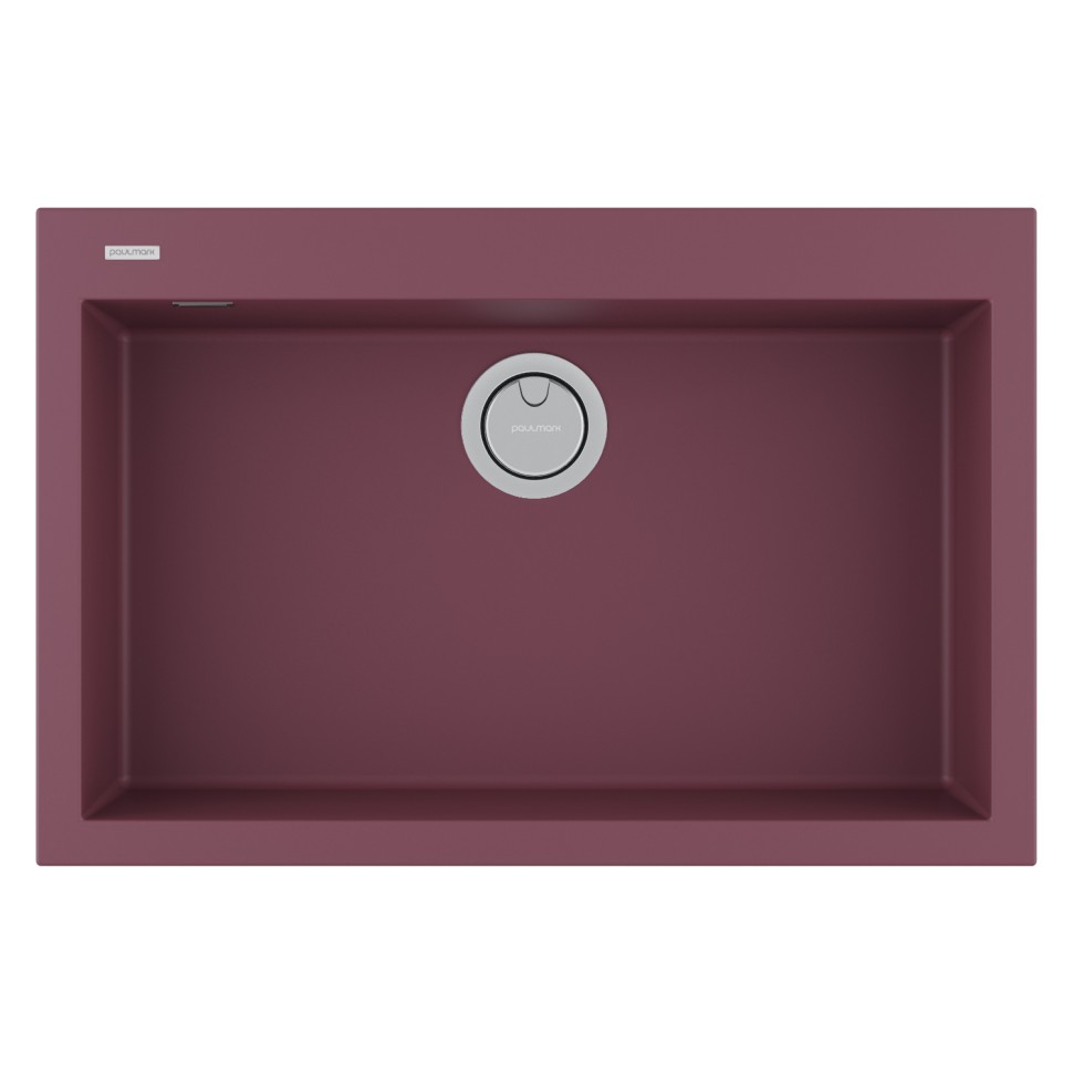 Мойка DECORATION 76, ACRYSTONE, PM937650-ME, MERLOT, 760х500 мм, Paulmark