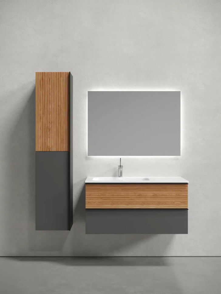 Тумба подвесная SANCOS Very 690х445х406, c одним ящиком оснащенным доводчиками, Beige Soft , арт.DL100LGR