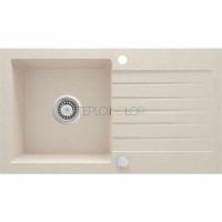 Гранитная мойка, 1-чаша с осушкой