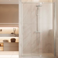 Душевая дверь Экстенза (Extenza) VDP-4EX1011CLBN, 1000/1100, брашированный никель, стекло прозрачное