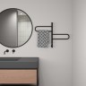 Полотенцесушитель электрический Vincea VTD-1R1CBE 44x60, черный, таймер