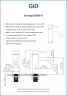 Смеситель высокий для раковины Gid Inga SS096-CH-D SS096CHD хром