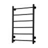 Полотенцесушитель электрический Оттимо Дритто 1240080BLR6EN 40*80 диммер R, чёрный матовый