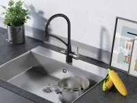 Смеситель для кухни SIEGEN, антрацит, Si213111-401(AN), Paulmark